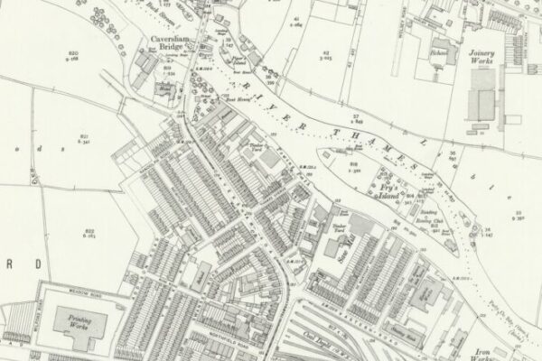1913 - Map Caversham Road (National Library of Scotland)