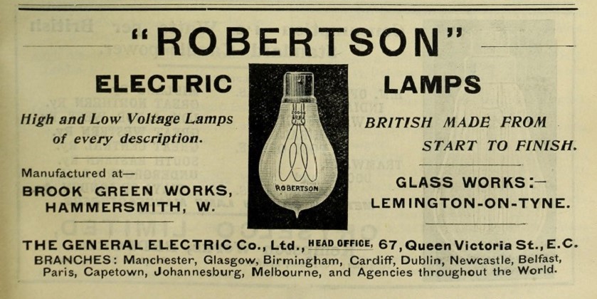 IA Topic - Robertson_Electric_Lamps_1914 IA Topic - Robertson_Electric_Lamps_1914