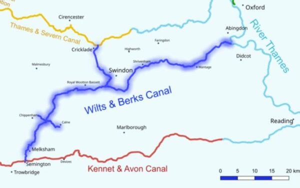 Abingdon - Wilts & Berks Canal - Map