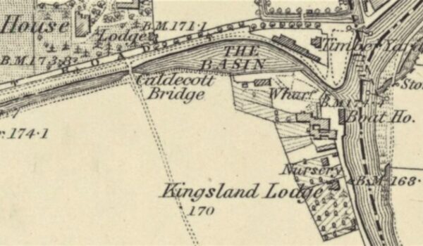 Abingdon - Wilts & Berks Canal (OS Map 1875)
