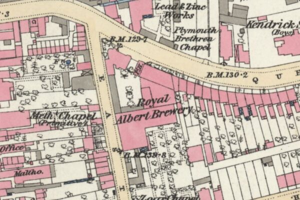 Dymore Brown Brewery - 1875 OS Map