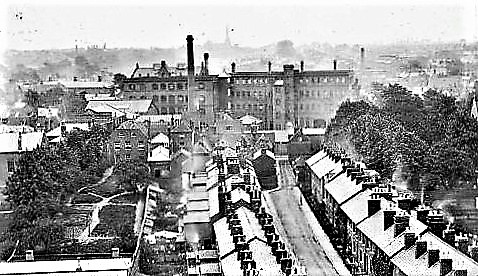 1900 - HBS - Factory from Mill Lane Water tower (1900 - 1903)