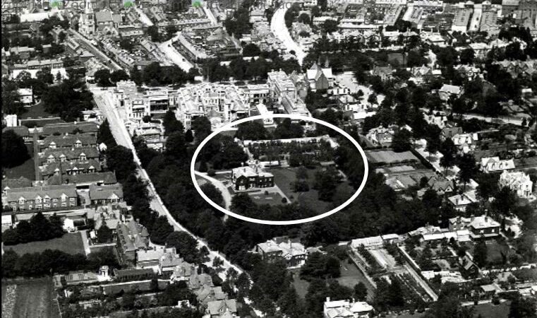 1920 - HBS - Stevens House - Greenlands Redlands Rd (library) annotated