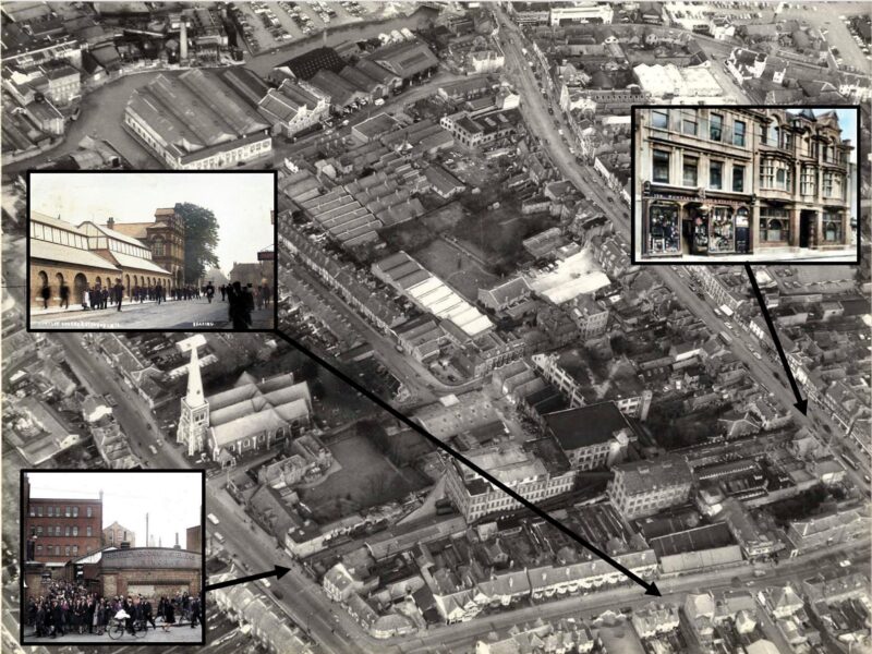 HBS - Aerial View of London Street Site - Annotated