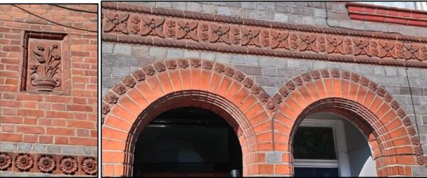 Project - Bricks - 2022 - Katesgrove Kiln & Waterloo Kiln - Decorative Bricks - Elgar Road (collage)