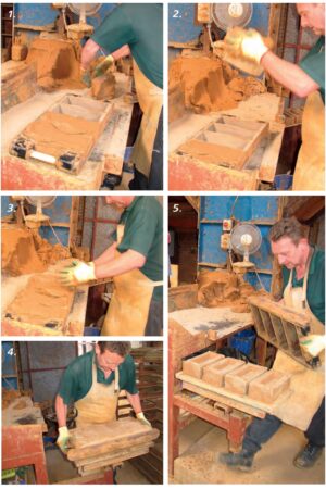 Project - Bricks - Hand making brick pictures - Earth, brick and terracotta (Historic England) (2015)