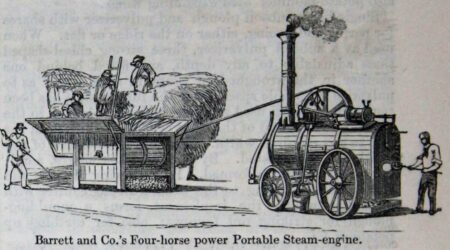 Reading Ironworks - Barrett & Co Portable Steam Engine (Graces Guide)