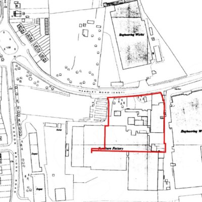 Miles Aircraft Woodley - Map OS 1969-72